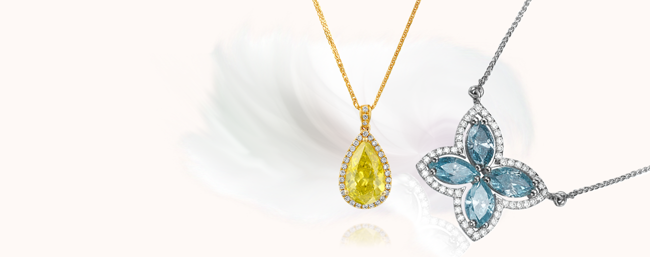 PENDANT FANSY COLOR DIAMONDS SITE